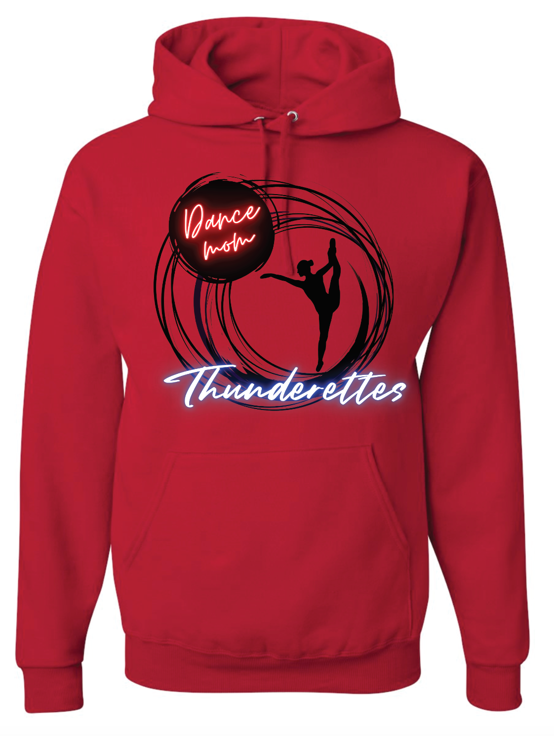 Thunderettes Dance Mom Jerzees Nublend Hooded Sweatshirt