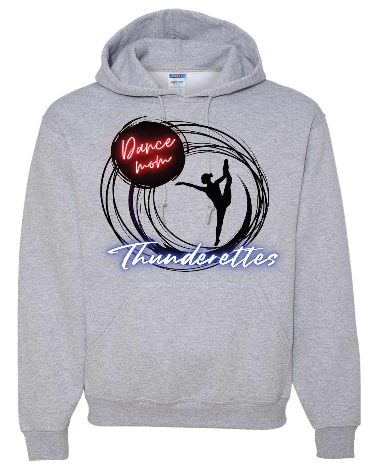 Thunderettes Dance Mom Jerzees Nublend Hooded Sweatshirt