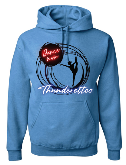 Thunderettes Dance Mom Jerzees Nublend Hooded Sweatshirt