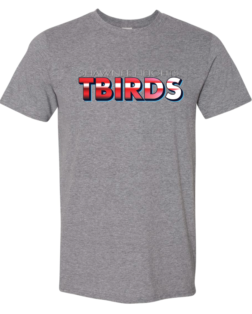 Shawnee Heights Tbirds Gildan Softstyle T-Shirt