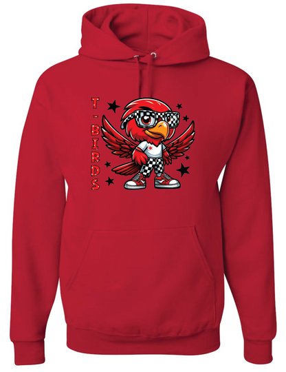 LIttle Tbird Silhouette  NuBlend® Hooded Sweatshirt