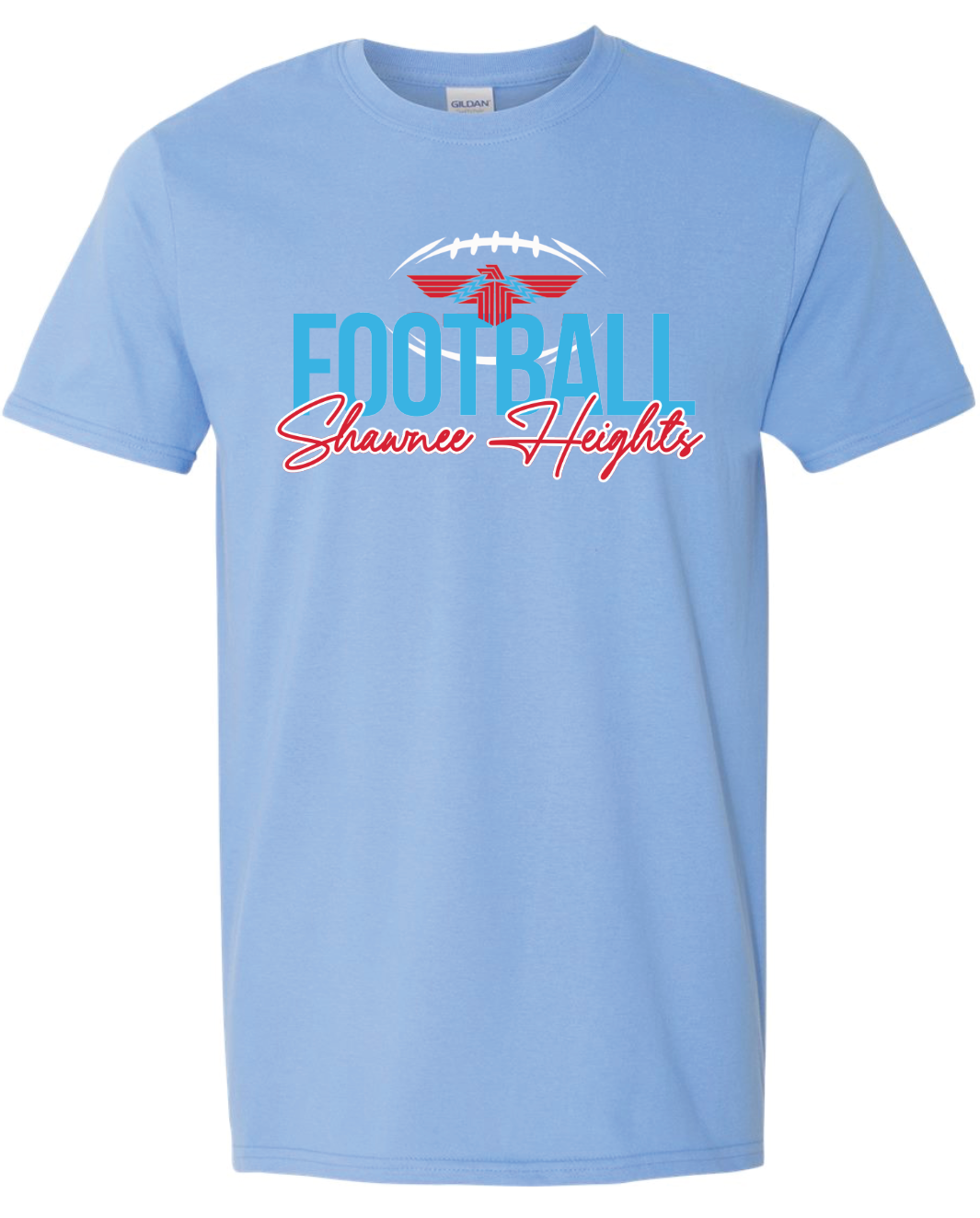 Shawnee Heights Football Gildan Softstyle T-shirt