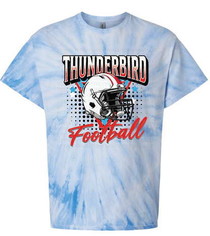 Thunderbird Football Tie Dye T-shirt