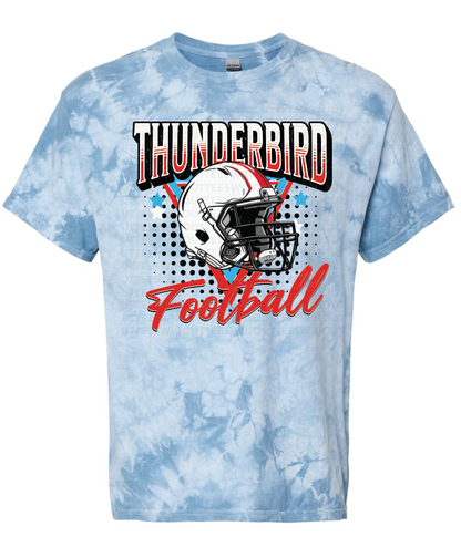 Thunderbird Football Tie Dye T-shirt