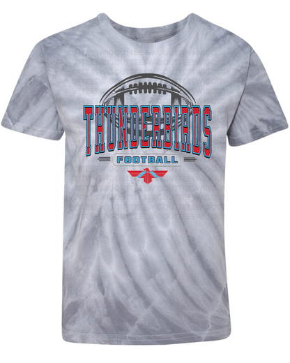 Tbirds Football Tie Dye T-shirt