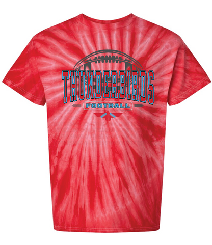 Tbirds Football Tie Dye T-shirt