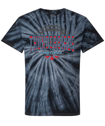 Tbirds Football Tie Dye T-shirt