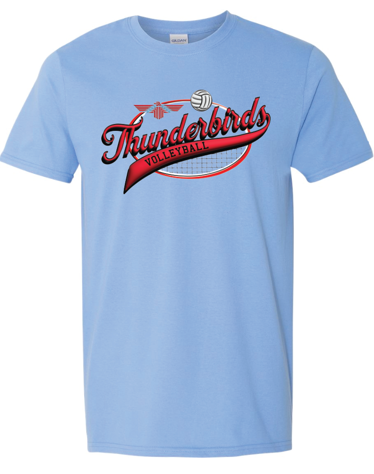 Thunderbirds Volleyball Gildan Softstyle T-Shirt