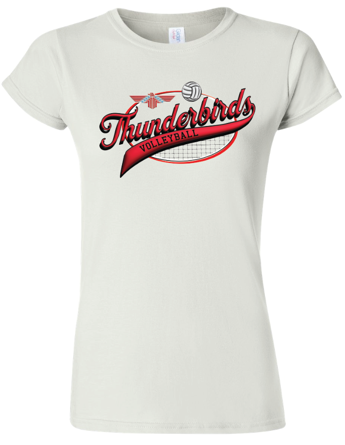 Thunderbird Volleyball Gildan Softstyle T-Shirt