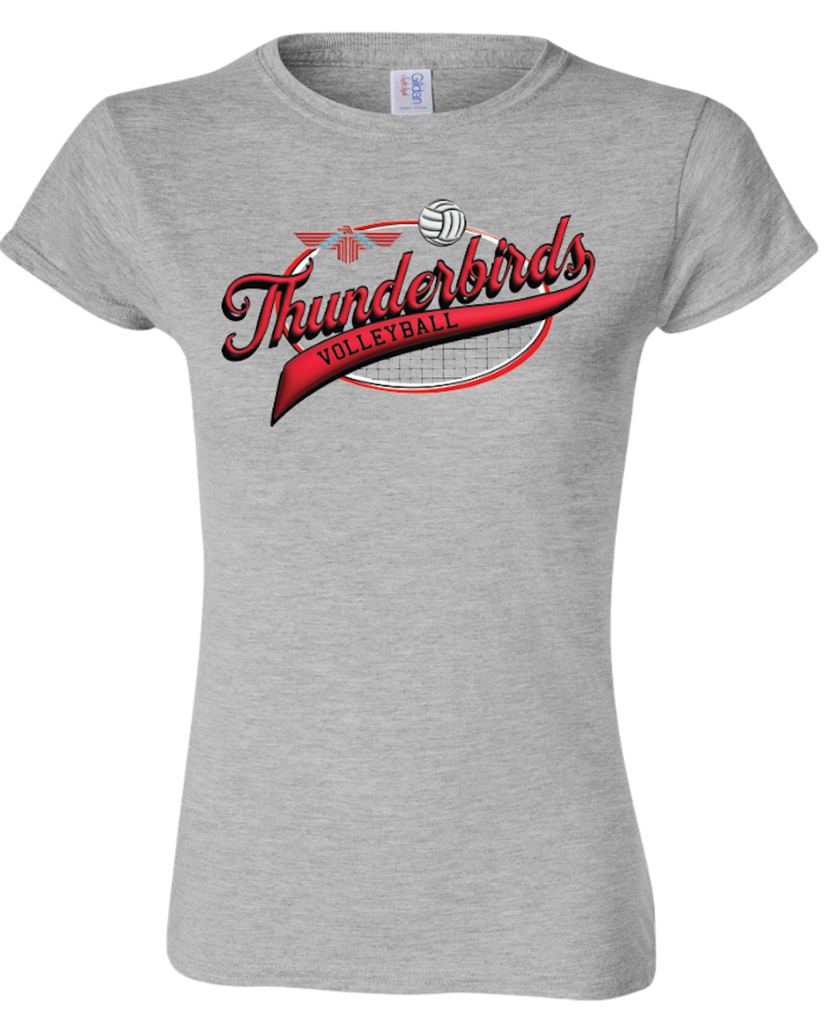 Thunderbird Volleyball Gildan Softstyle T-Shirt