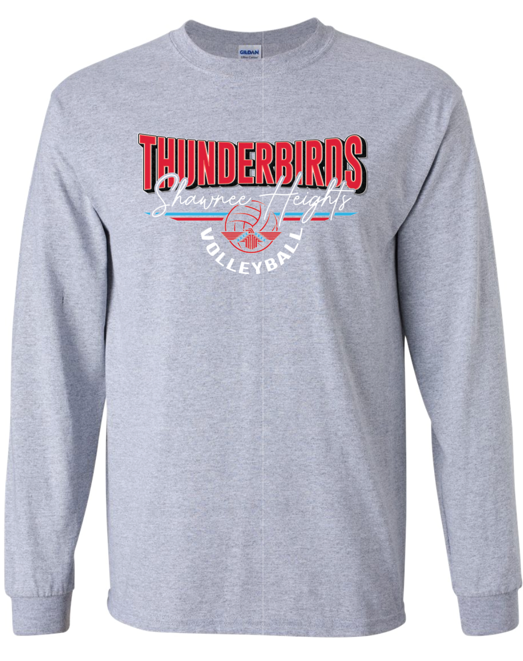 Shawnee Heights Volleyball Gildan Ultra Cotton Long Sleeve T-Shirt