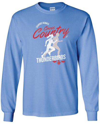 Shawnee Heights Cross Country Jerzees  Long Sleeve T-Shirt