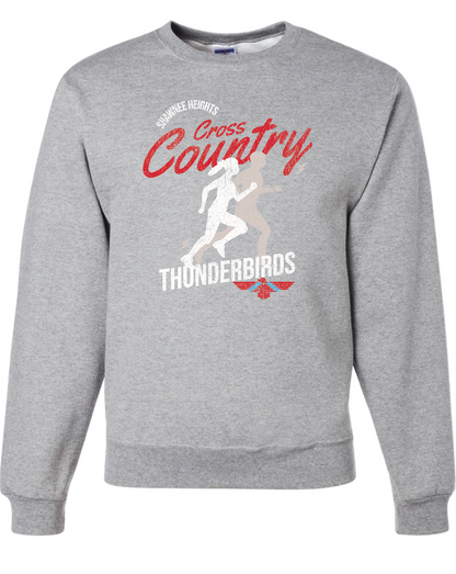 Shawnee Heights Cross Country Jerzees Nublend Crew Sweatshirt