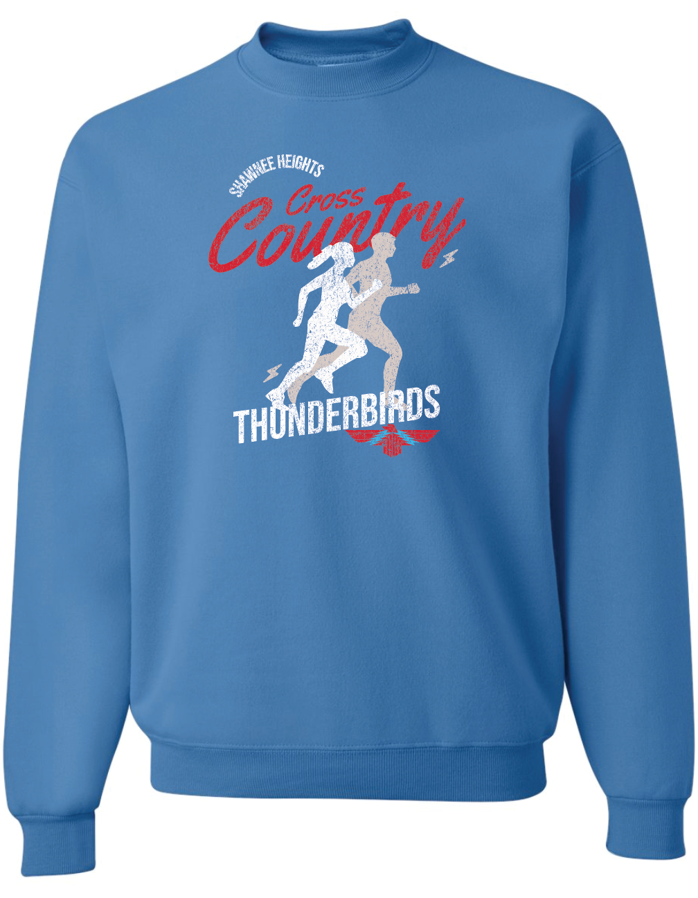 Shawnee Heights Cross Country Jerzees Nublend Crew Sweatshirt