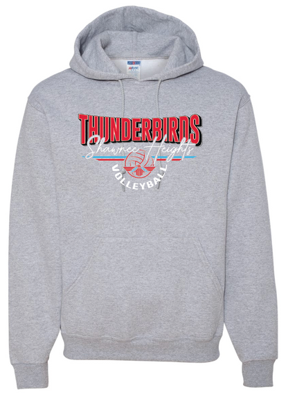 Shawnee Heights Volleyball Jerzees NuBlend® Hooded Sweatshirt