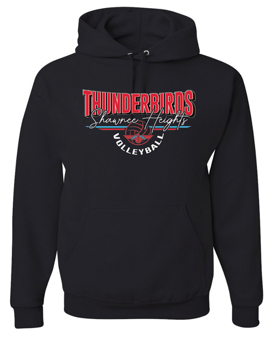 Shawnee Heights Volleyball Jerzees NuBlend® Hooded Sweatshirt