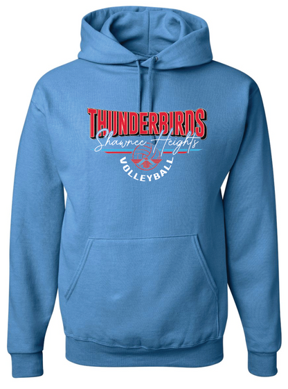 Shawnee Heights Volleyball Jerzees NuBlend® Hooded Sweatshirt