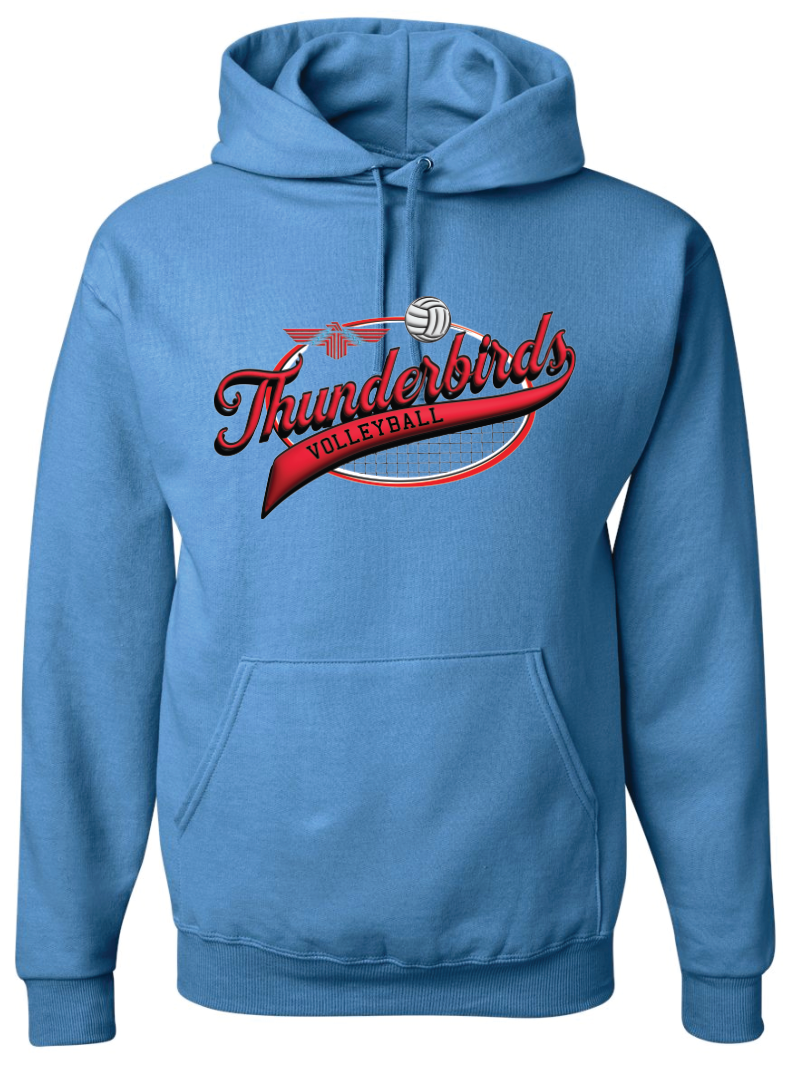 Thunderbirds Volleyball Jerzees NuBlend® Hooded Sweatshirt