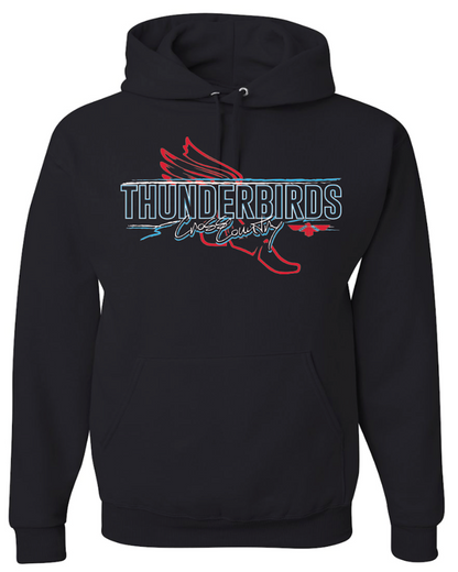 Thunderbirds Cross Country Jerzees NuBlend® Hooded Sweatshirt