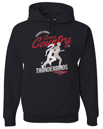 Shawnee Heights Cross Country Jerzees NuBlend® Hooded Sweatshirt