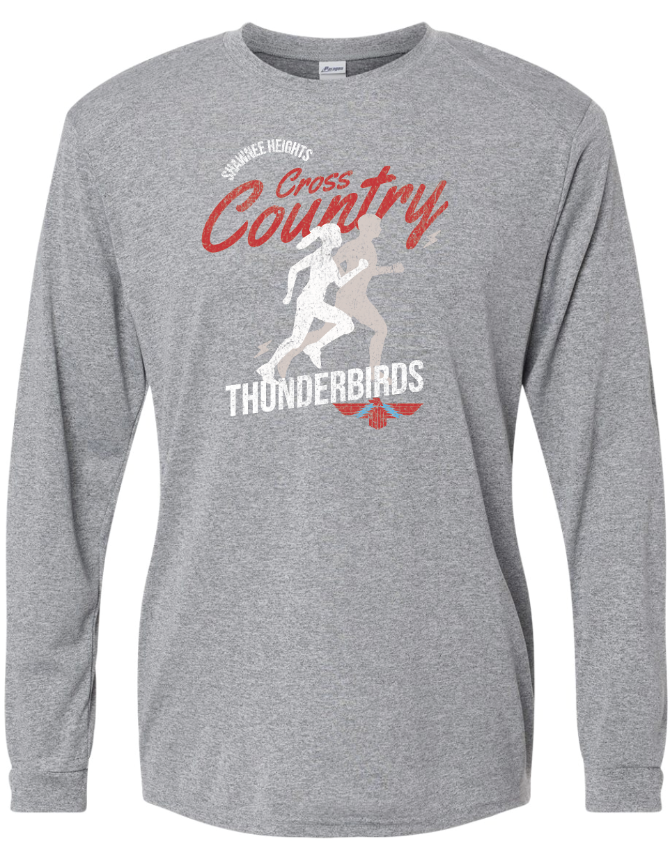 Shawnee Heights Cross Country Paragon Performance Long Sleeve T-shirt