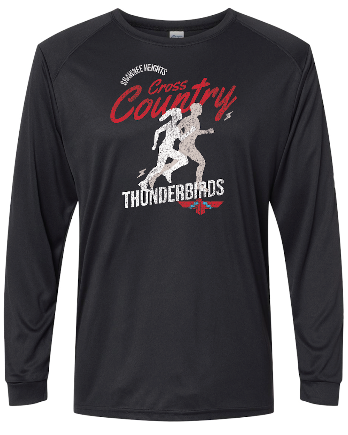 Shawnee Heights Cross Country Paragon Performance Long Sleeve T-shirt