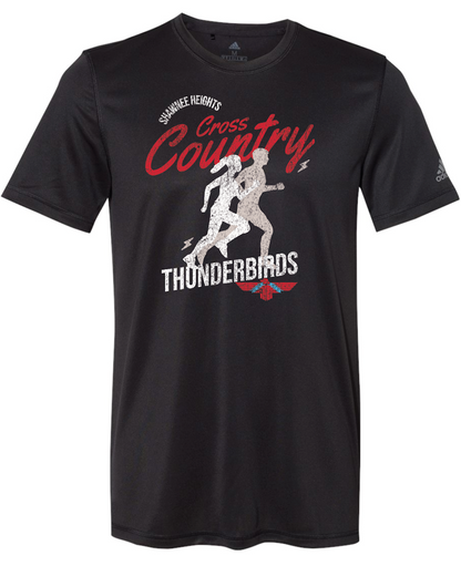 Shawnee Heights Cross Country Adidas Sports T-shirt