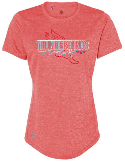 Thunderbirds Cross Country Adidas Womens Sports T-shirt