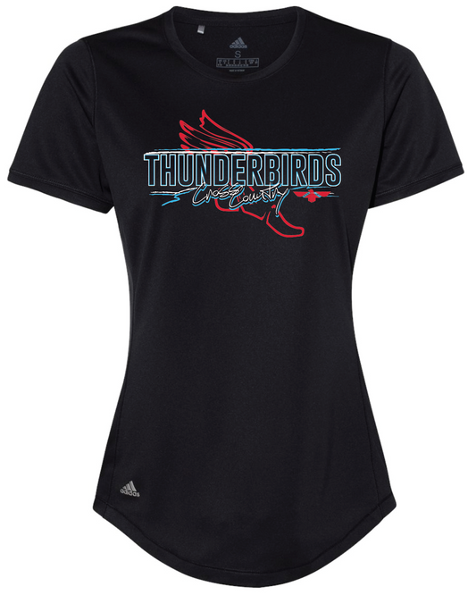 Thunderbirds Cross Country Adidas Womens Sports T-shirt