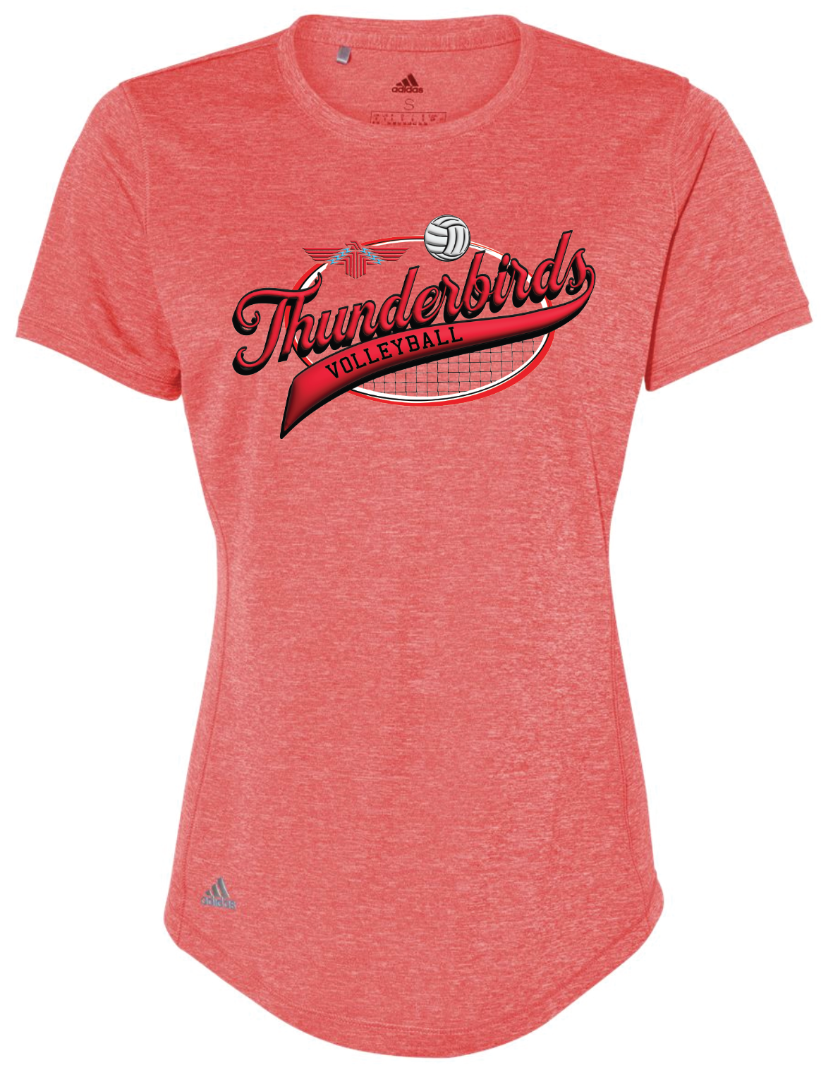 Thunderbirds Volleyball Adidas Womens Sports T-shirt