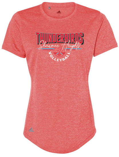 Shawnee Heights Volleyball Adidas Womens Sports T-shirt