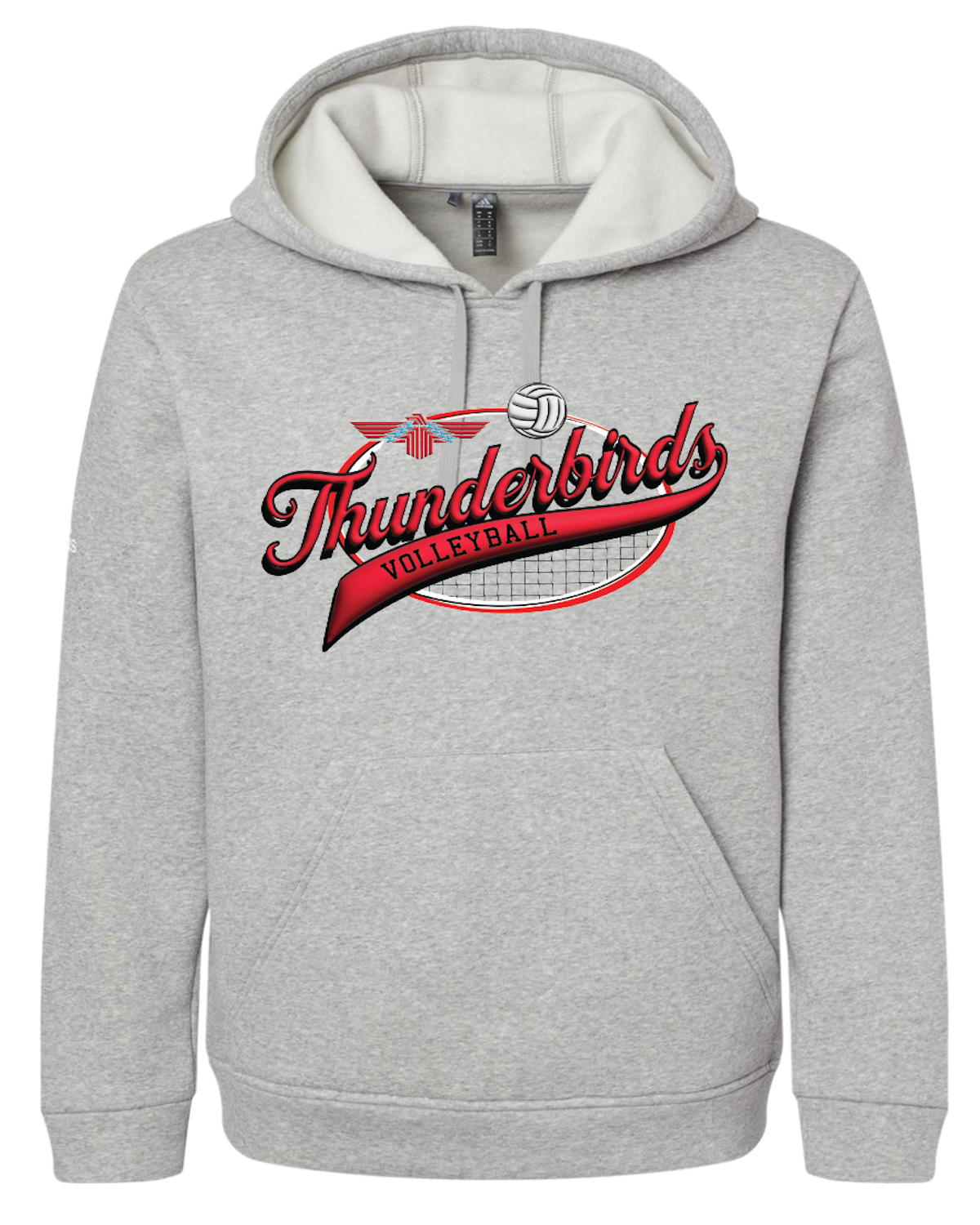 Thunderbirds Volleyball Adidas Fleece Hooded Sweatshirt