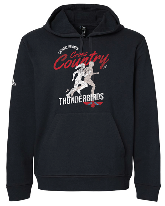 Shawnee Heights Cross Country Adidas Fleece Hooded Sweatshirt