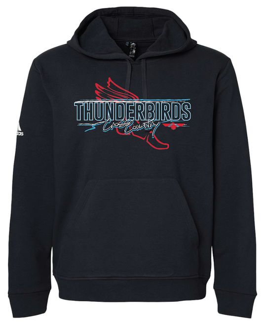 Thunderbirds Cross Country Adidas Fleece Hooded Sweatshirt