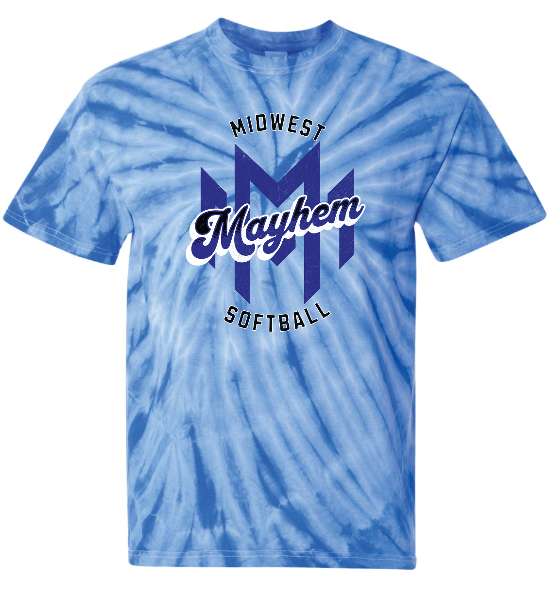 Midwest Mayhem Softball Cyclone Tie Dye T-shirt