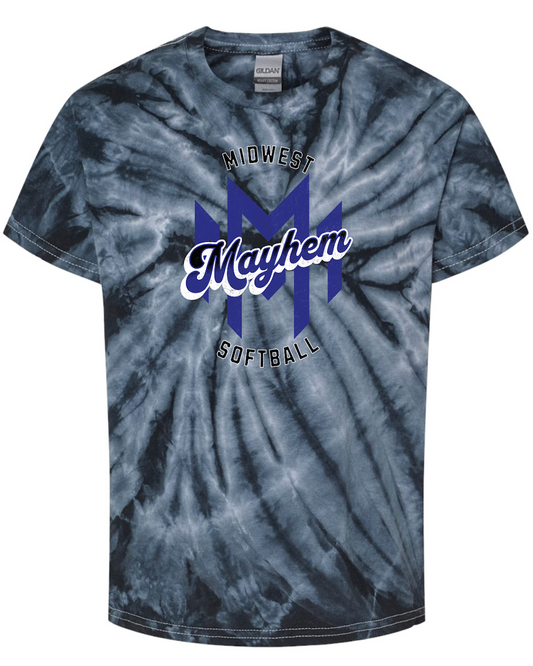 Midwest Mayhem Softball Cyclone Tie Dye T-shirt