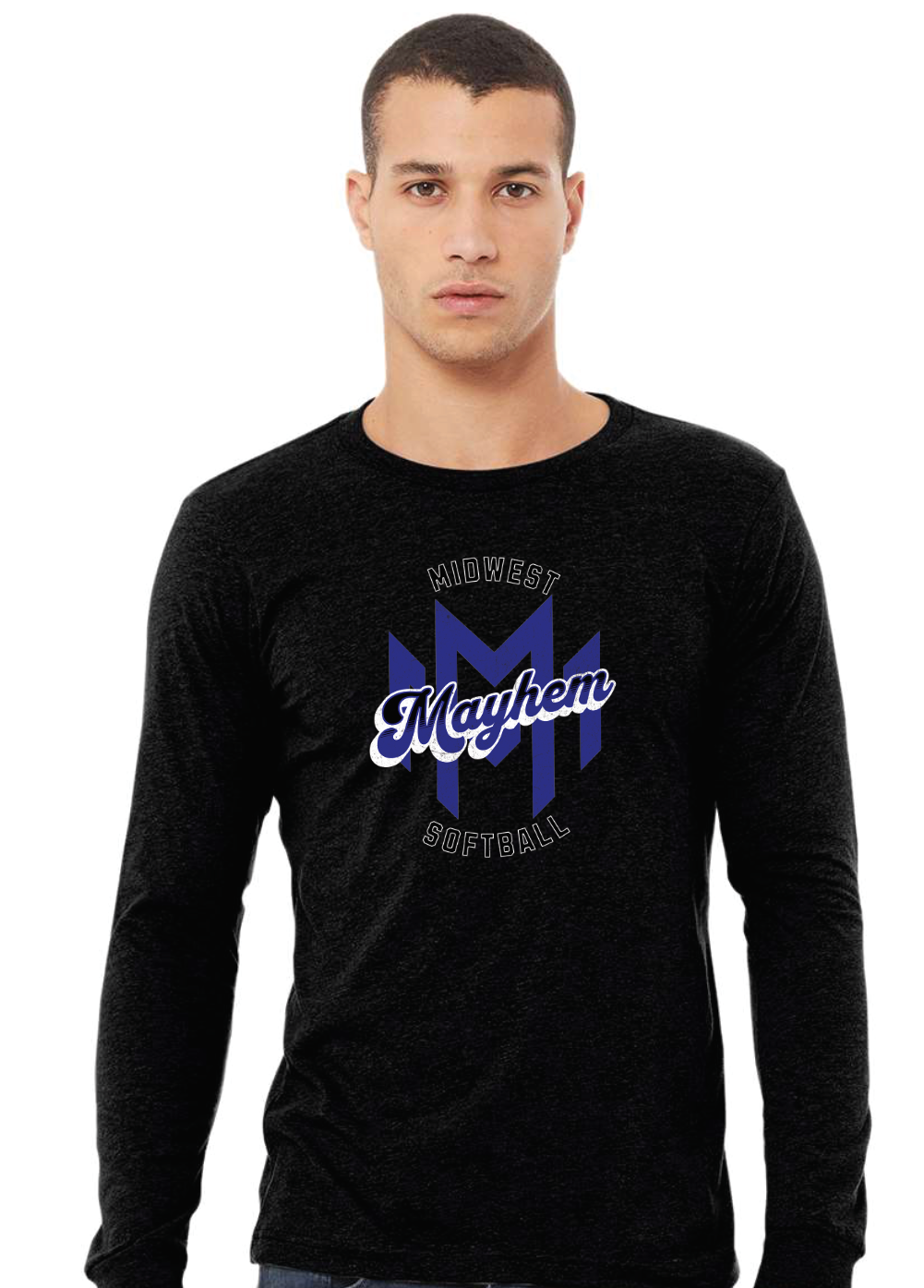 Midwest Mayhem Softball Bella Canvas Long Sleeve Tee