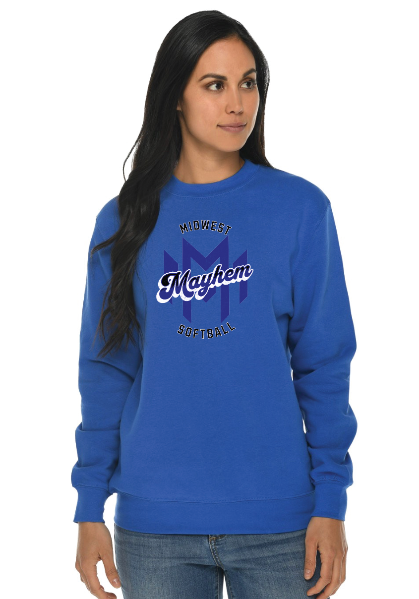 Midwest Mayhem Softball Lane Seven Crew Sweatshirt