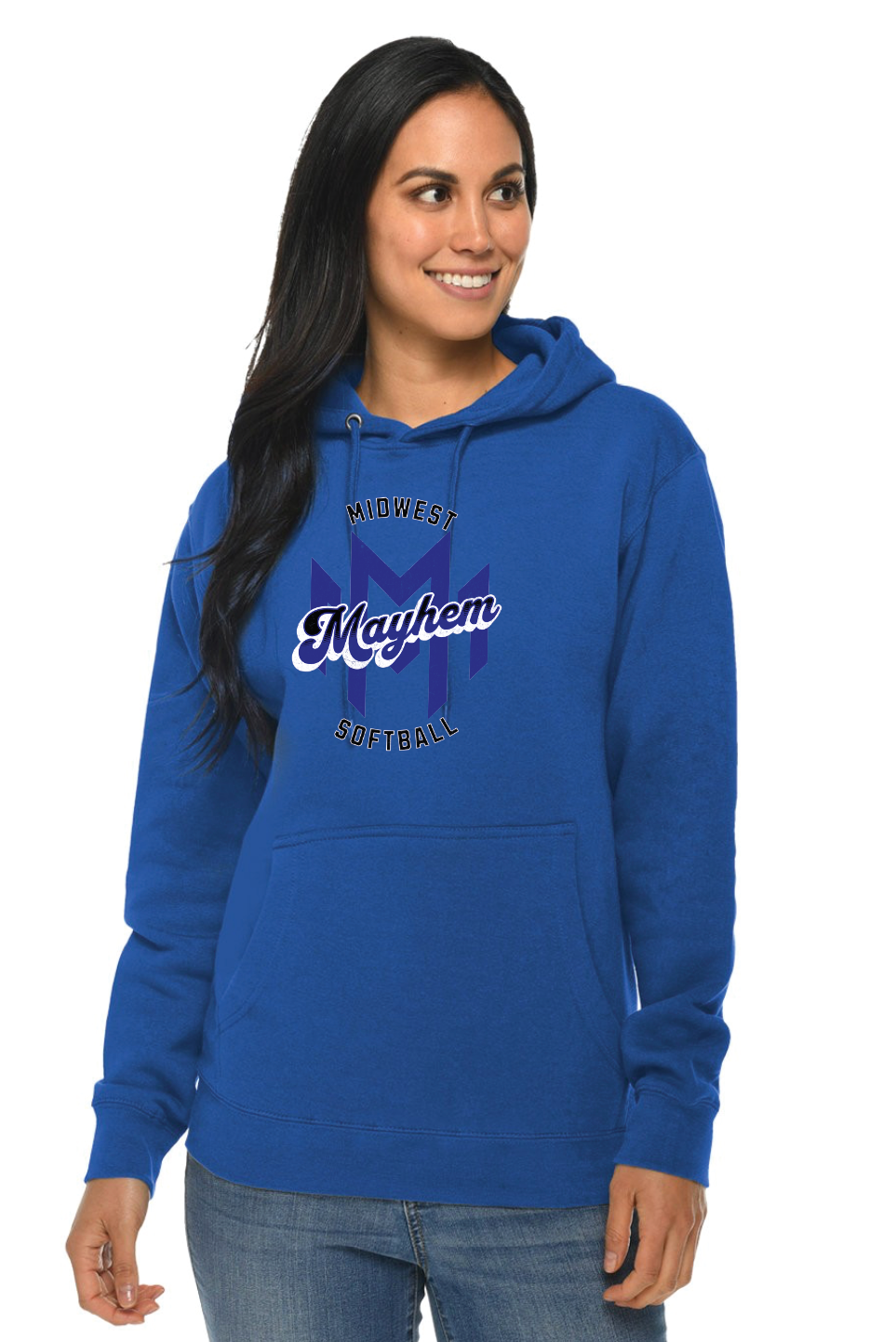 Midwest Mayhem Softball Lane Seven Pullover Hooded Sweatshirt