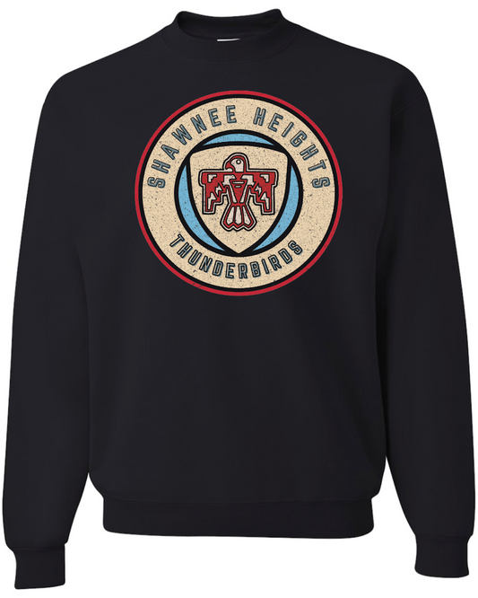 Thunderbirds Tennis Jerzees Nublend Crew Sweatshirt