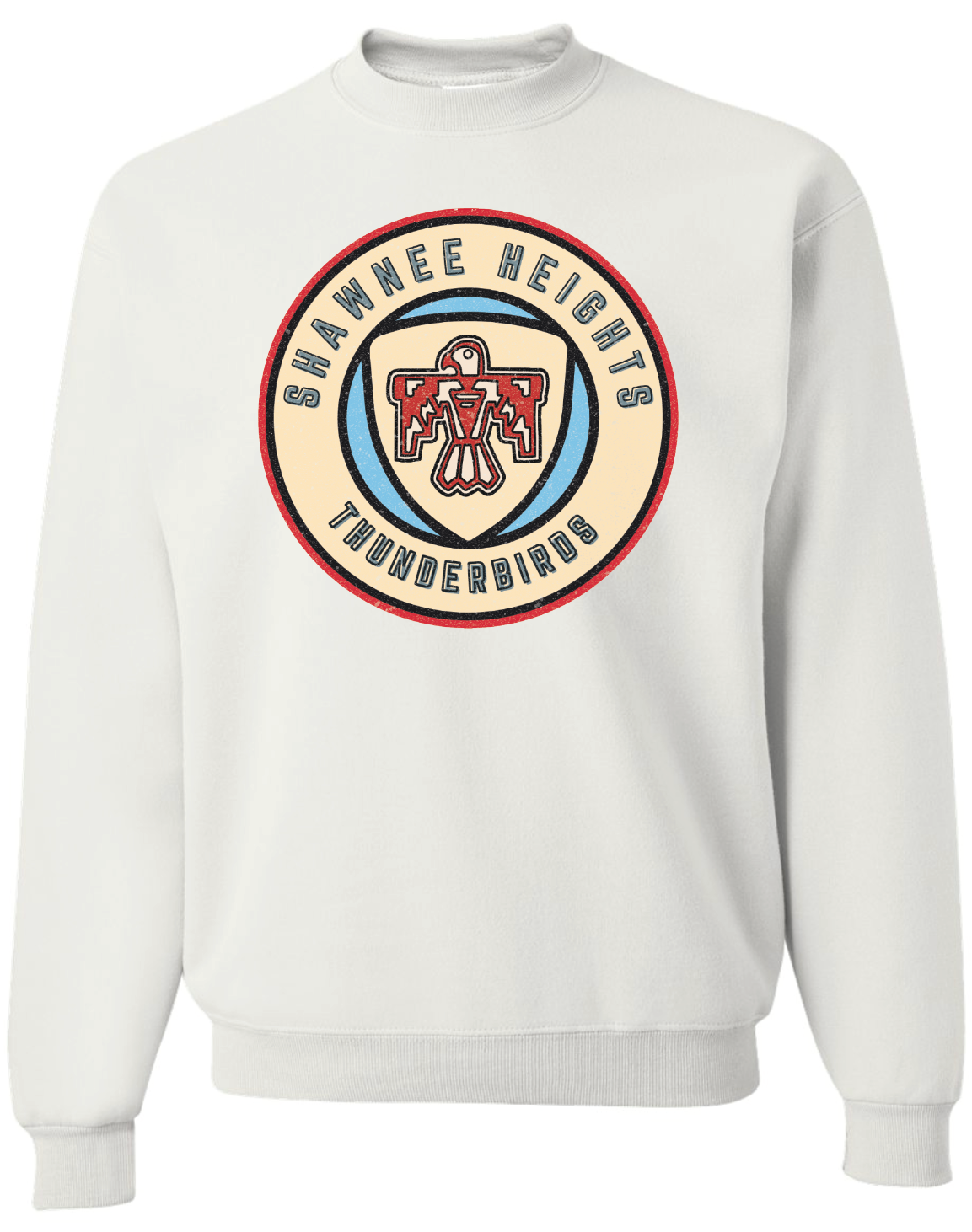 Thunderbirds Tennis Jerzees Nublend Crew Sweatshirt