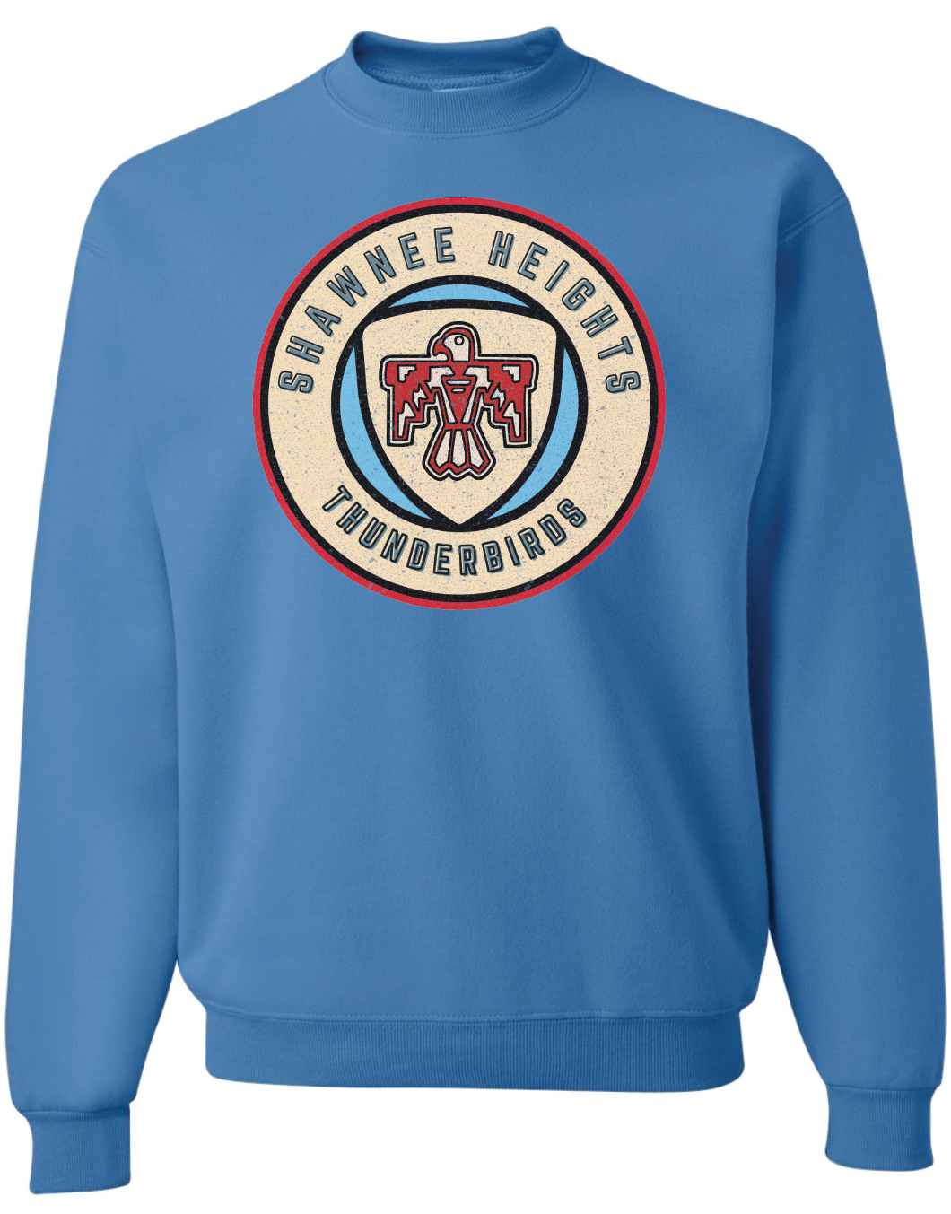 Thunderbirds Tennis Jerzees Nublend Crew Sweatshirt