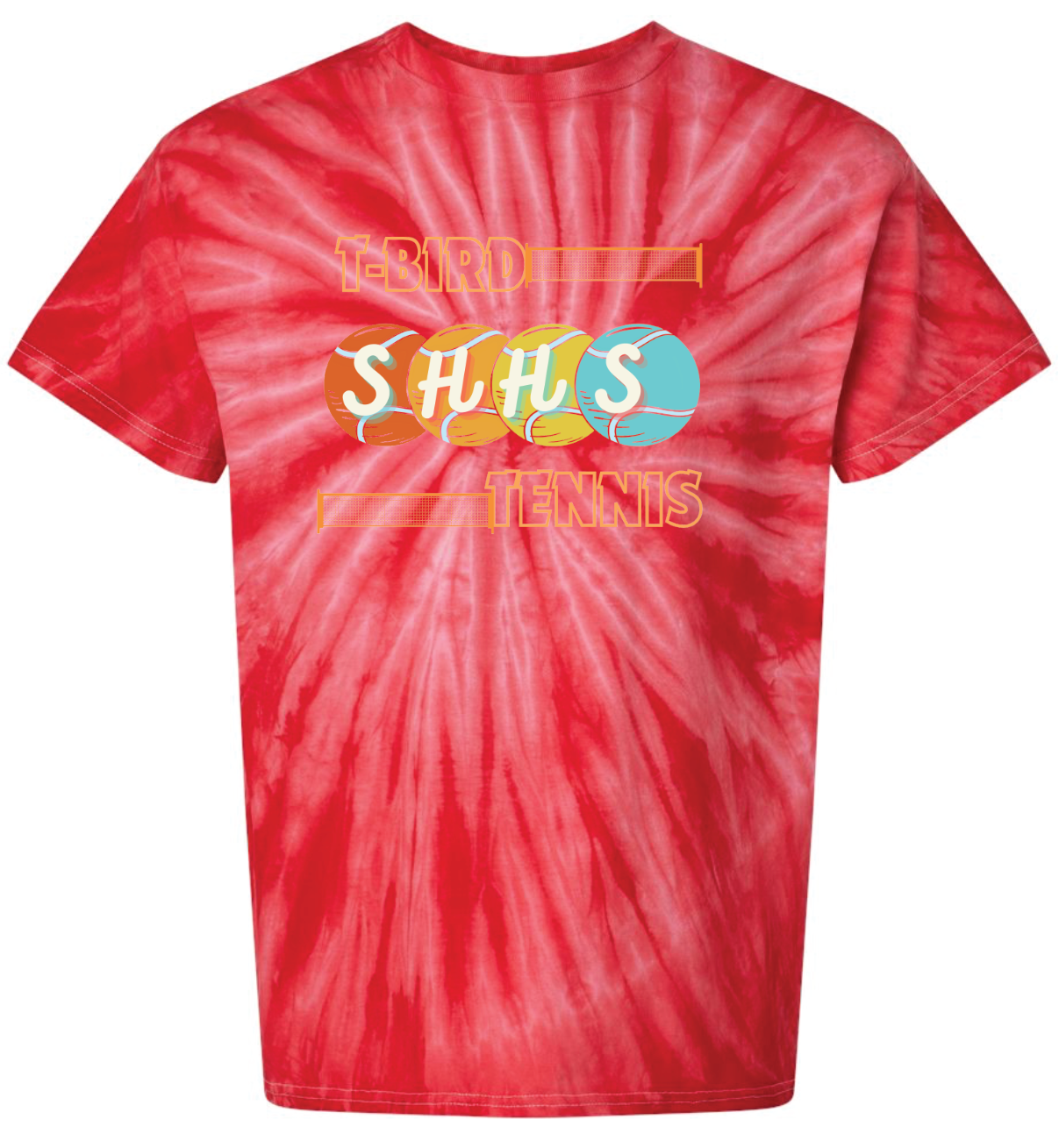 Shawnee Heights Tennis Tie Dye T-shirt