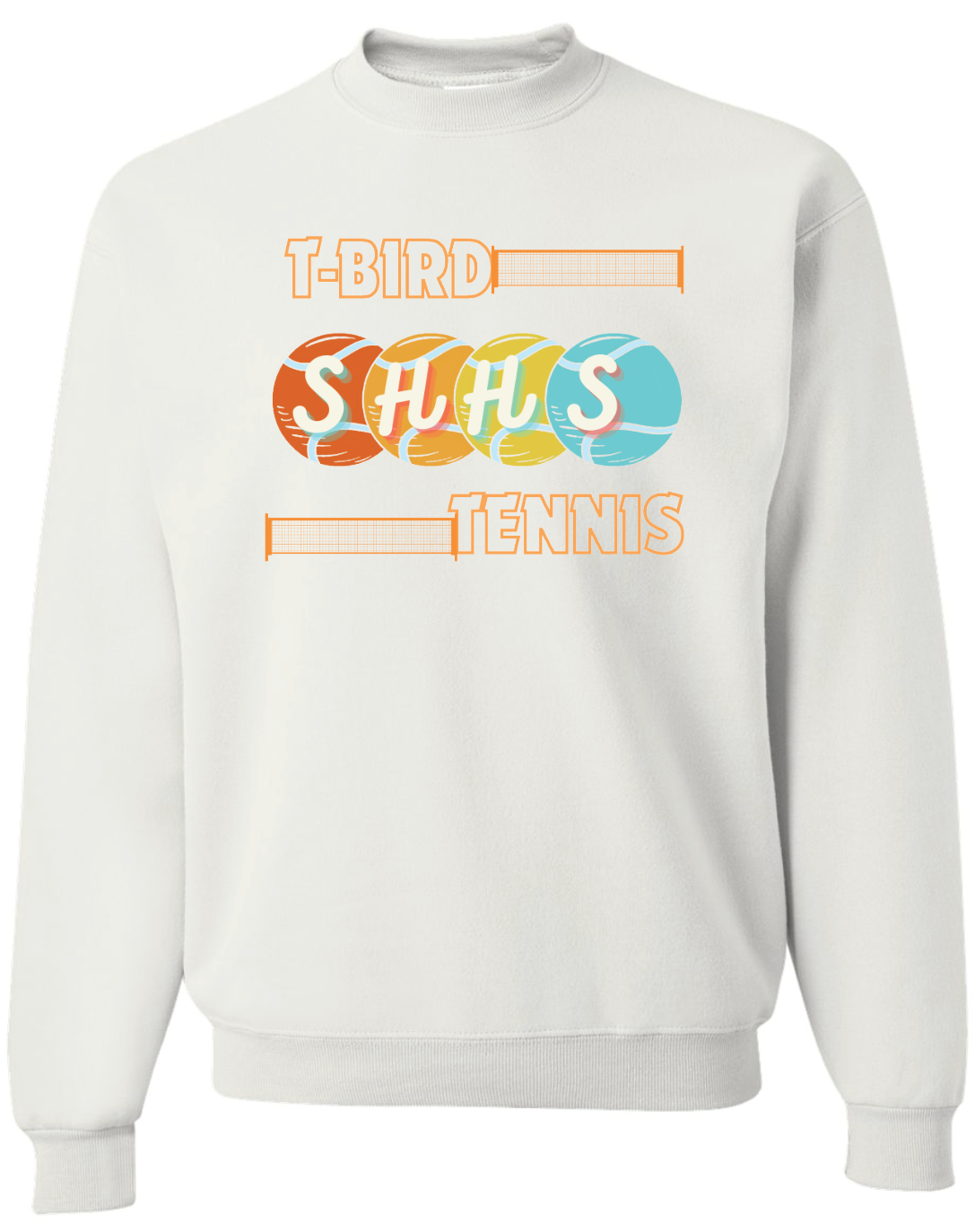 Shawnee Heights Tennis Jerzees Nublend Crew Sweatshirt