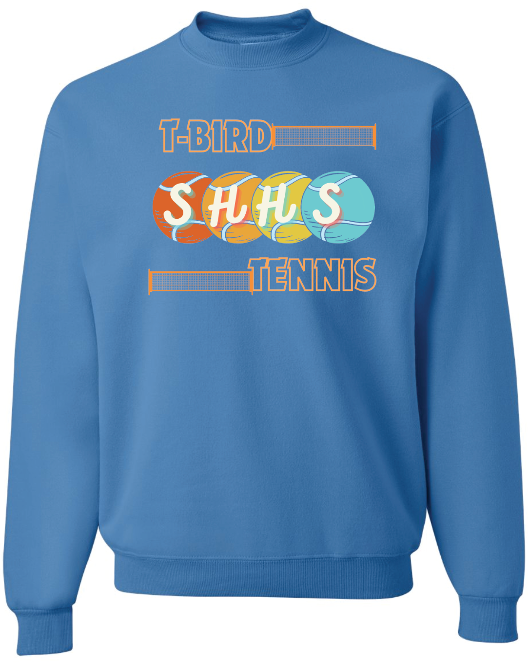 Shawnee Heights Tennis Jerzees Nublend Crew Sweatshirt