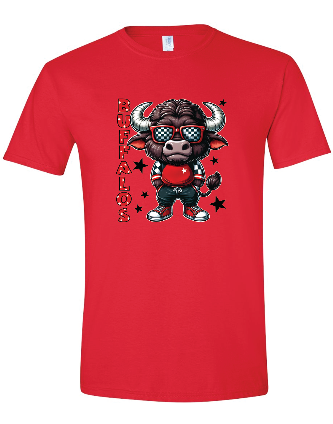 Buffalo Mascot Gildan Softstyle T-Shirt