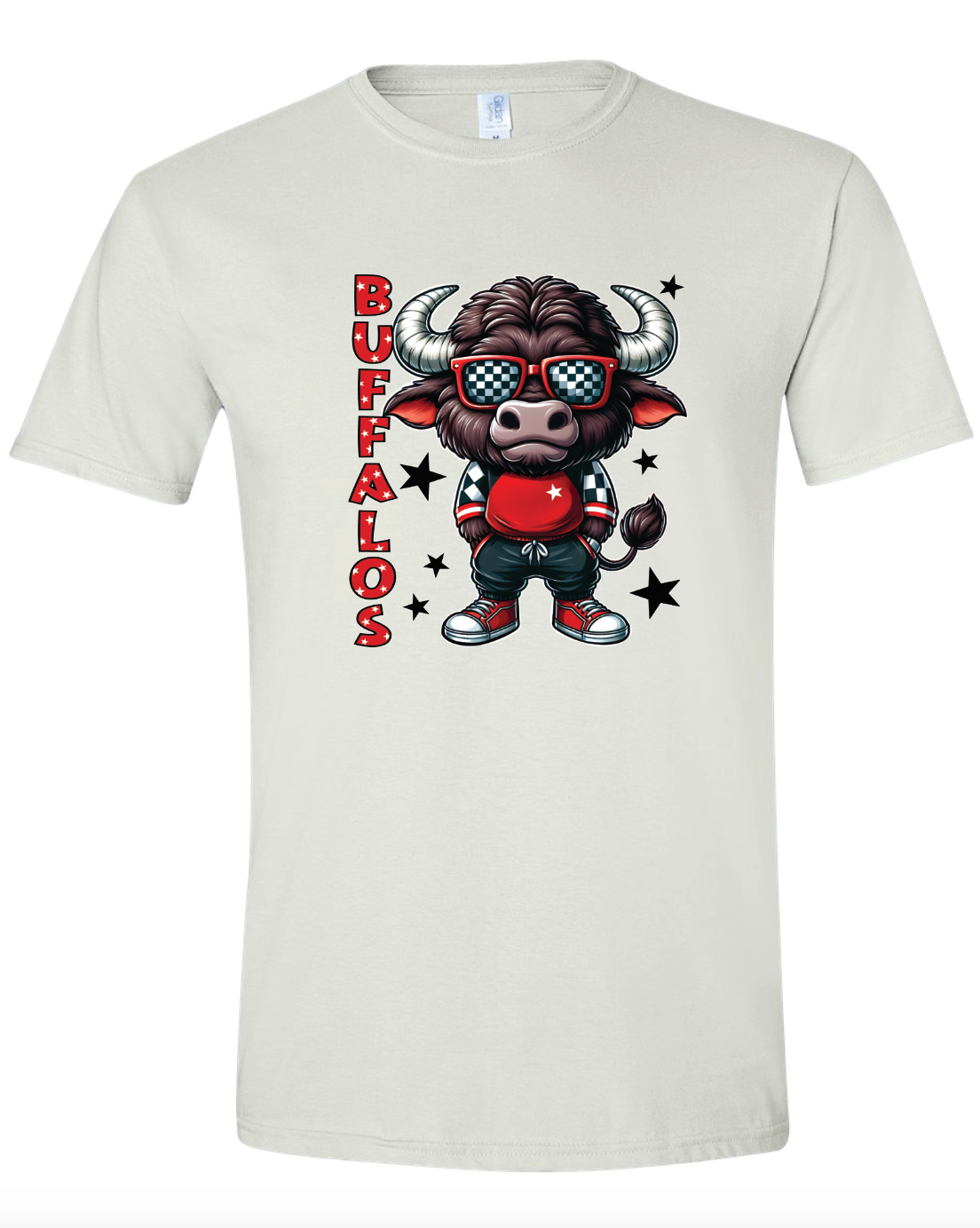 Buffalo Mascot Gildan Softstyle T-Shirt