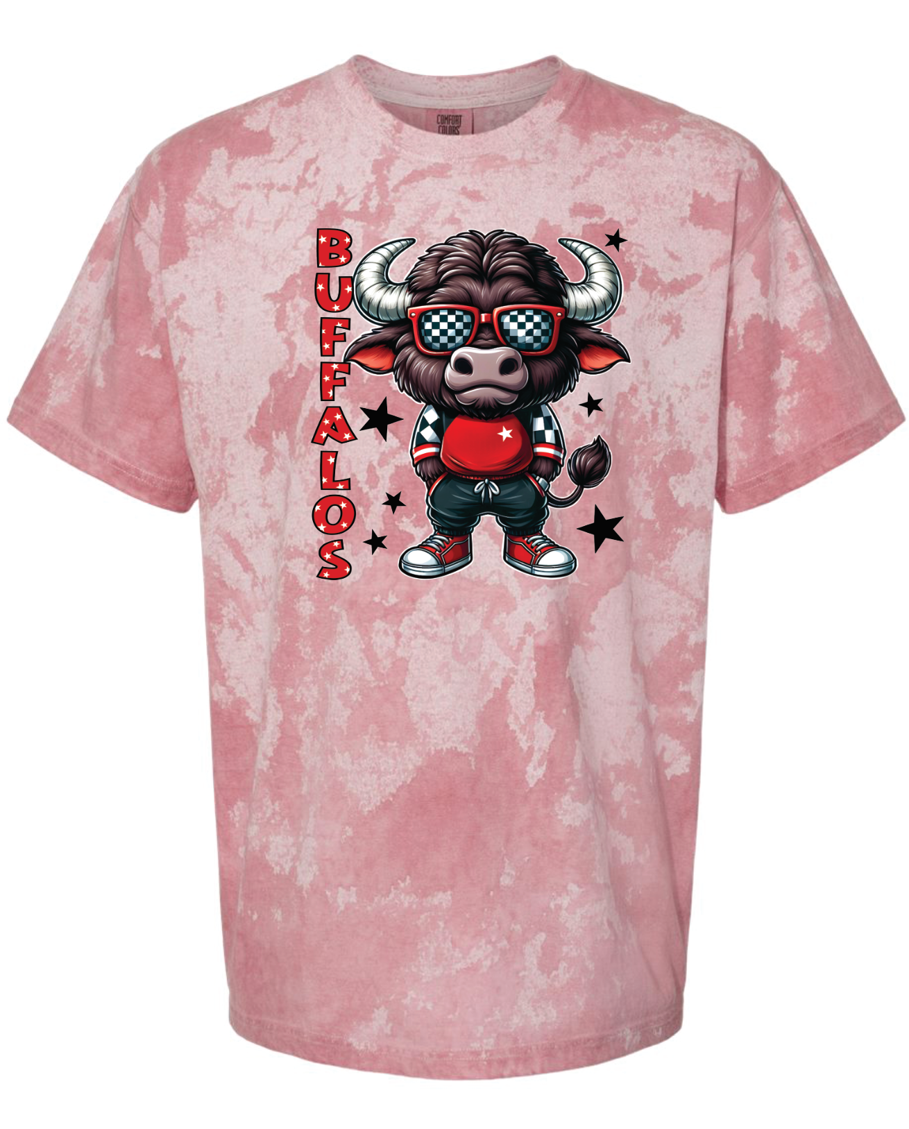 Buffalos Mascot Comfort Color Tee