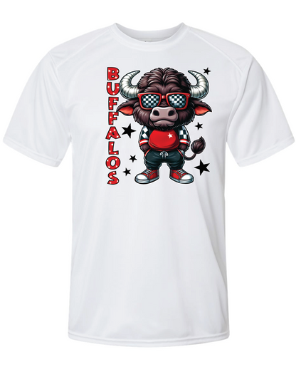 Buffalos Mascot Paragon Performance T-shirt