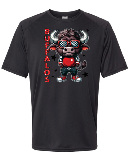 Buffalos Mascot Paragon Performance T-shirt